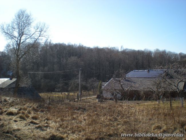 The Purmaliai Mound with a settlement, 2014.